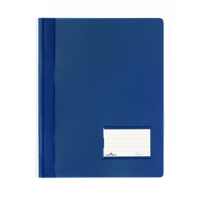Carpeta Fastener Translúcida DURALUX A4 PLUS Azul Oscuro