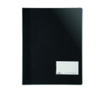 Carpeta con Portada Transparente A4 PLUS 90x57mm Negra