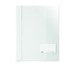 Carpeta con Portada Transparente A4 PLUS 90x57mm Blanca