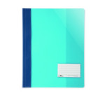 Carpeta con Portada Transparente A4 PLUS 90x57mm Azul