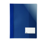 Carpeta con Portada Transparente A4 PLUS 90x57mm Azul Oscuro