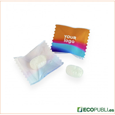 Caramelos Duros Flow Pack Mentol Personalizados