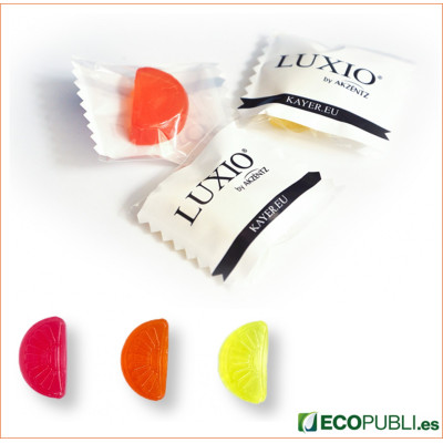 Caramelo Duro Flow Pack Gajo Citrus Mix Personalizados
