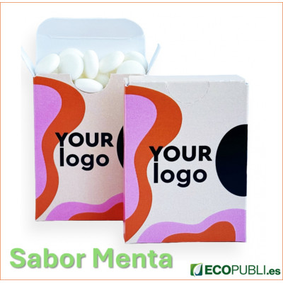 Caja Mints Personalizados Sabor Menta