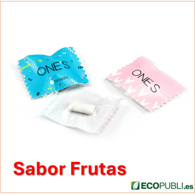 Sobre Chicle Flow Pack Ecopubli Frutas Personalizados