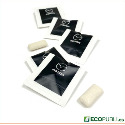 Sobre Chicles Menta 2 Piezas Personalizados