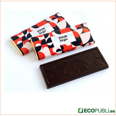 Chocolatina Personalizada Bar Chic Chocolate Negro