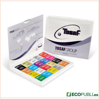 Caja Personalizada Chocolate Libro Box 20