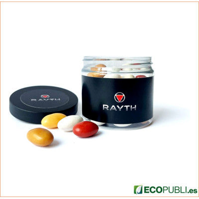 Tarro Personalizado Almendras Revestidas de Azúcar
