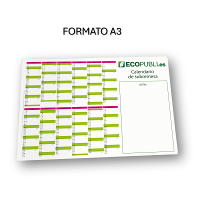 Bloc de Escritorio A3