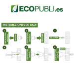 Separadores Letras Corpóreas y Placas 20 mm