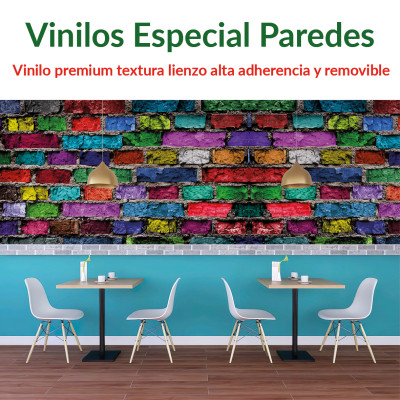 Vinilo Paredes Especial Textura Lienzo