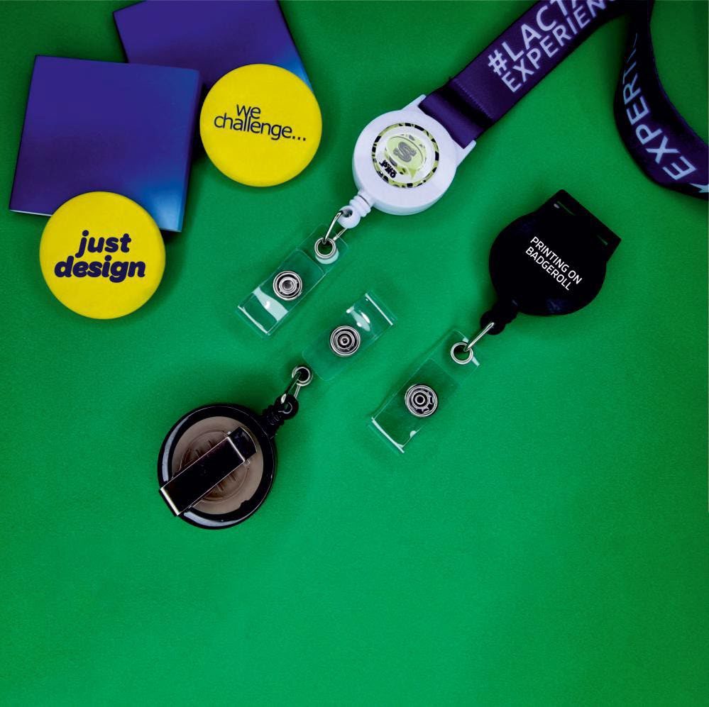 Lanyard con yoyó portacredencial — lanyard personalizado ecopubli · ref. 1.161 · 15 · 20 mm