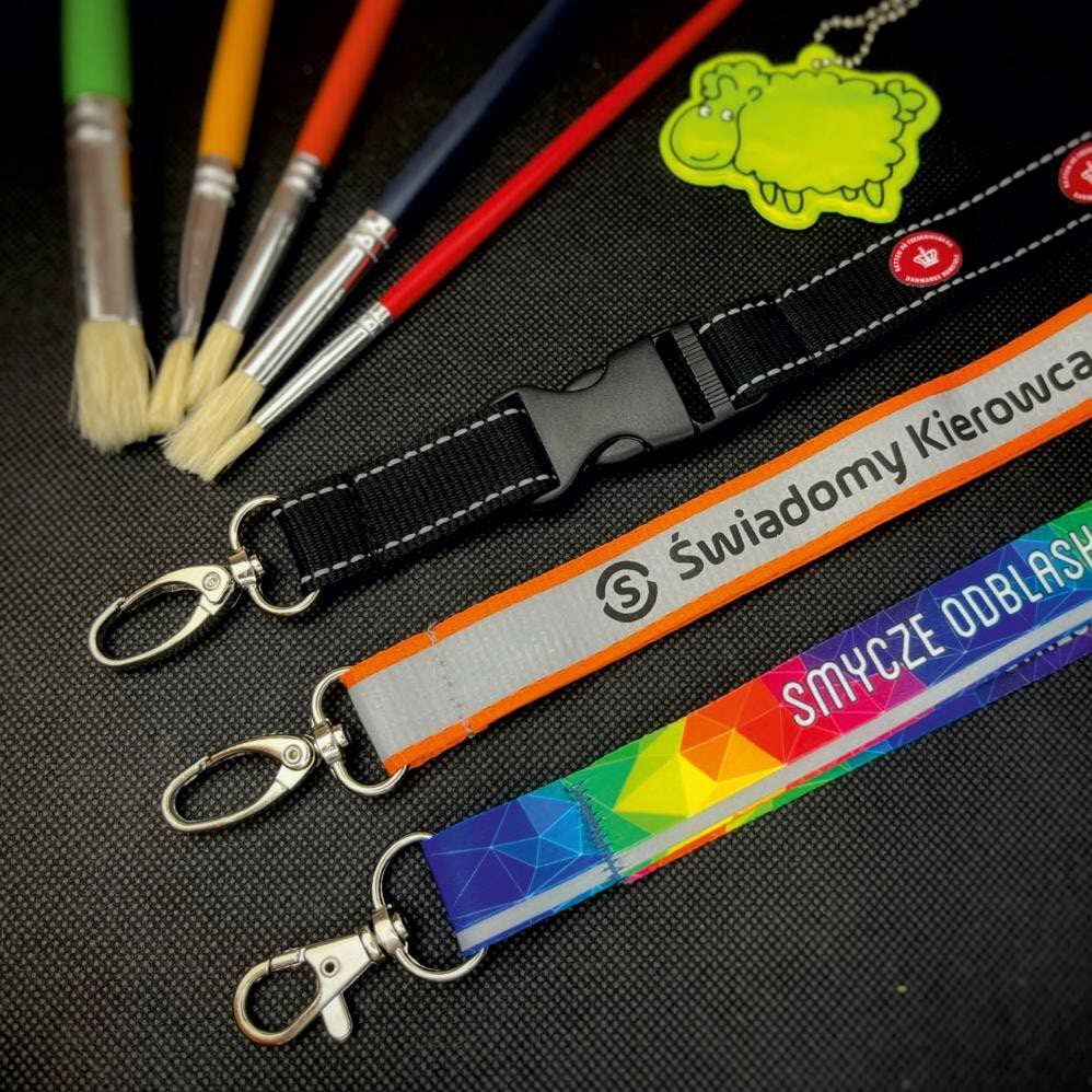 Lanyard reflectante — lanyard personalizado ecopubli · ref. 2.18 · 15 · 20 mm