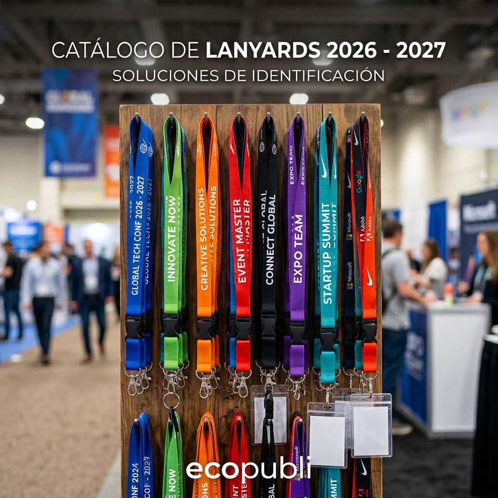 Lanyards y complementos para ferias, eventos y empresas — lanyards personalizados ecopubli