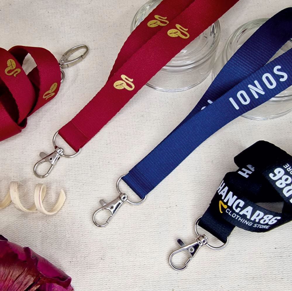 Lanyard serigrafiado — lanyard personalizado ecopubli · ref. 1.10 · 10 · 15 · 20 · 25 mm