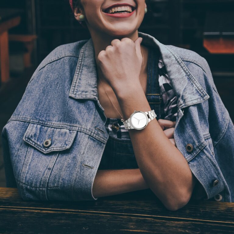 Woman and girl with colorful shopping bags