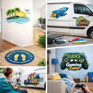 Como elegir vinilos personalizados para decorar tu hogar, oficina o negocio