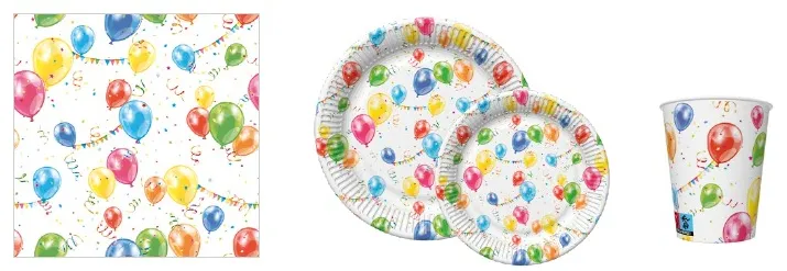 Conjunto Party Balloons and Garlands