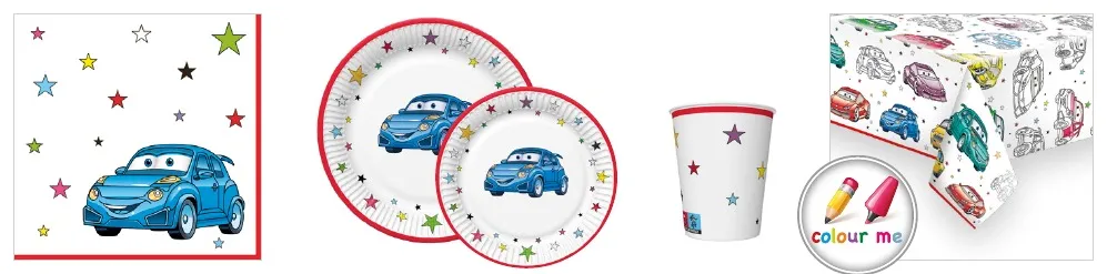 Conjunto Cartoon Cars