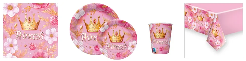 Conjunto Pink Princess Crown