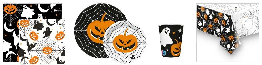 Conjunto Scary Halloween Pattern