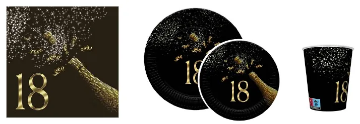 Conjunto 18th Golden Champagne