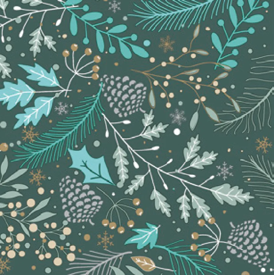Estampado Invernal Verde · SD_GW_024901