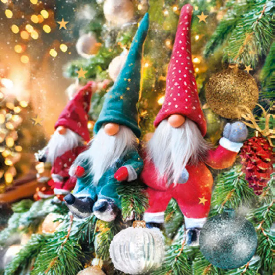 Gnomos en el Árbol de Navidad · SD_GW_026101