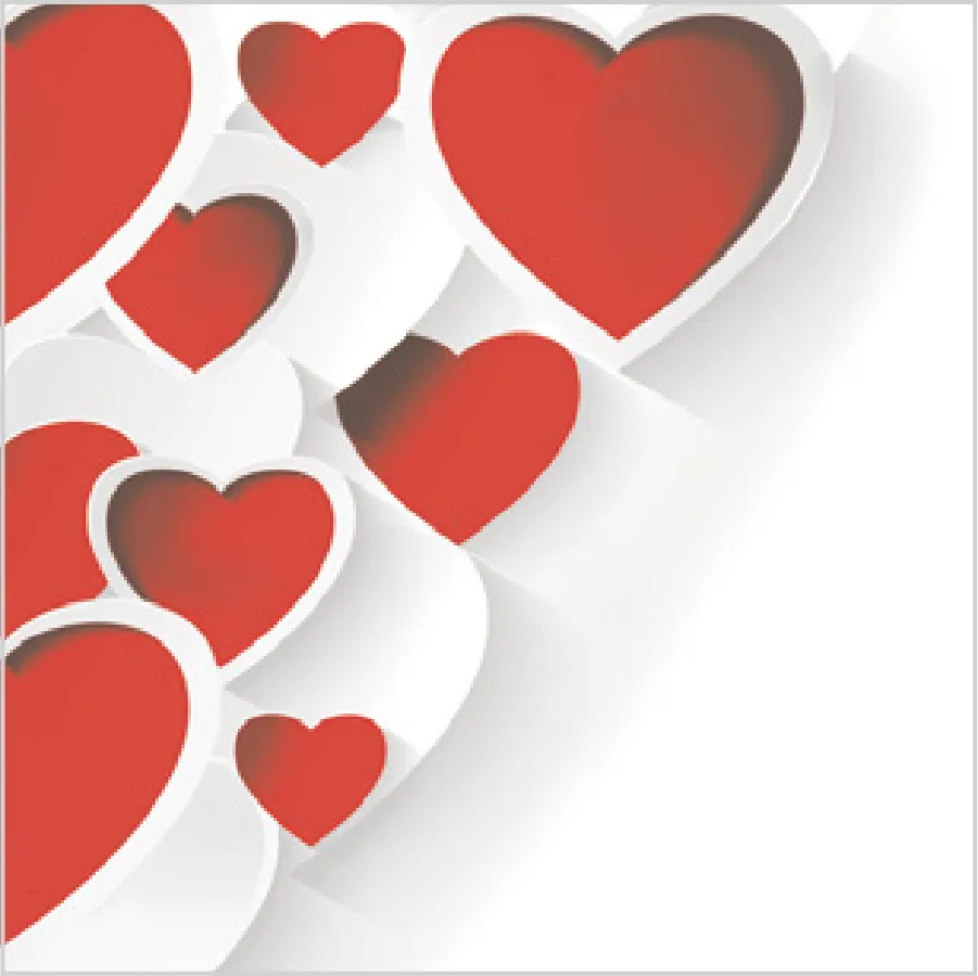 Corazones Creativos en 3D · SD_OG_034501