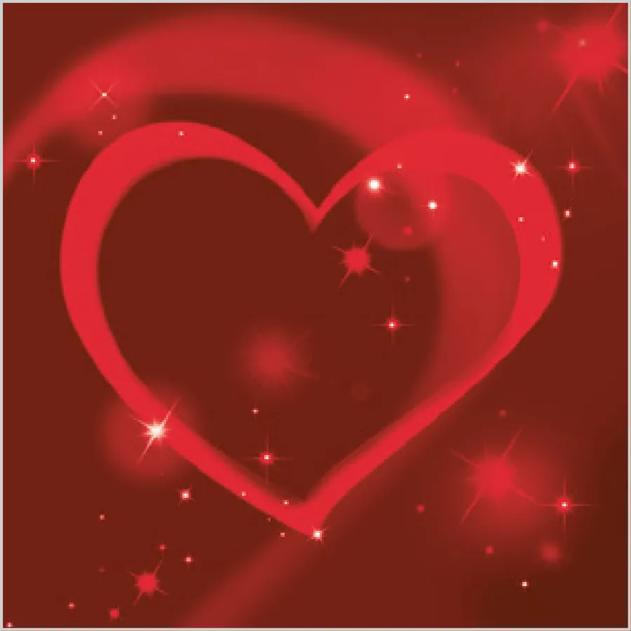 Corazón de Neón Rojo · SD_OG_034801