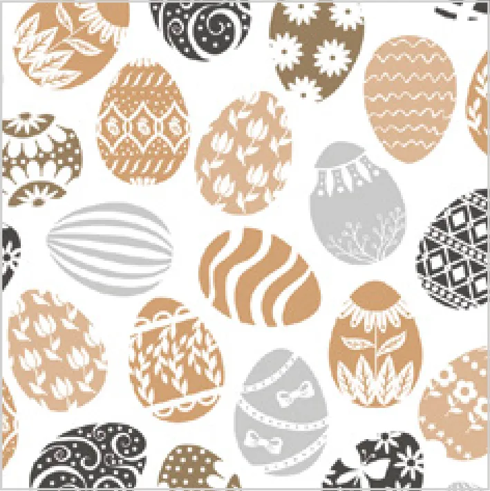 Elegantes Huevos de Pascua Ilustrados · CD_WL_011701