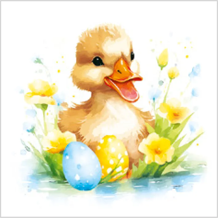 Adorable Patito en Acuarela · CD_WL_012001