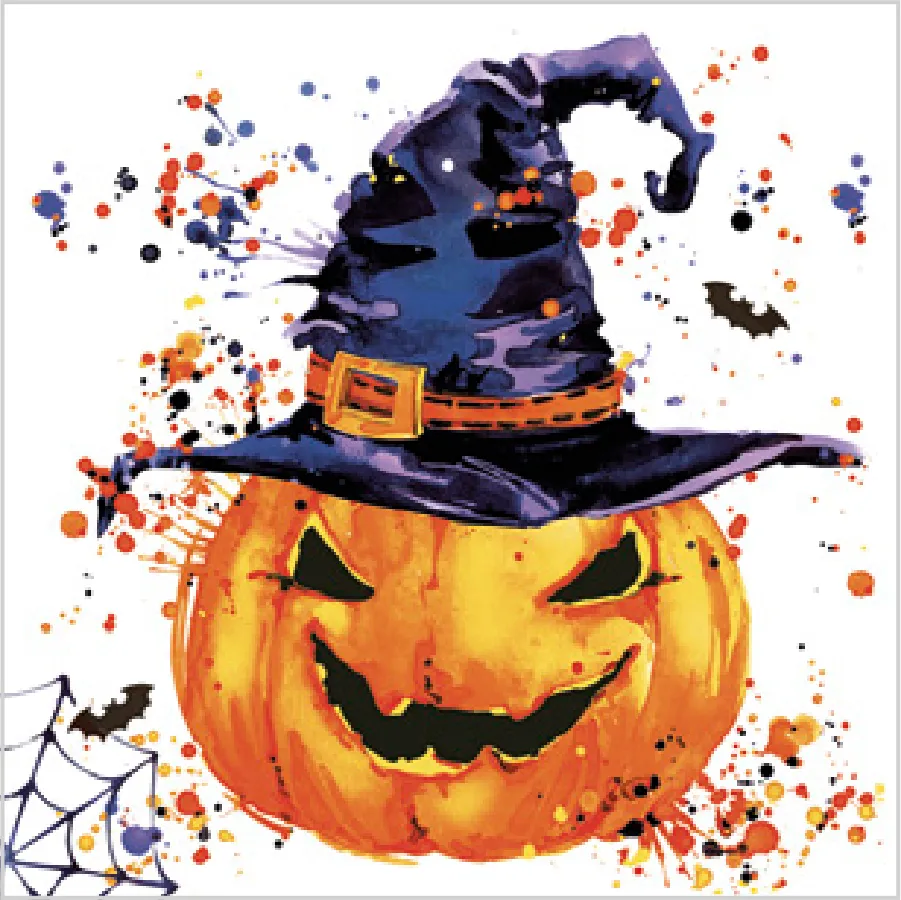 Calabaza Terrorífica con Salpicaduras · SD_OG_030801
