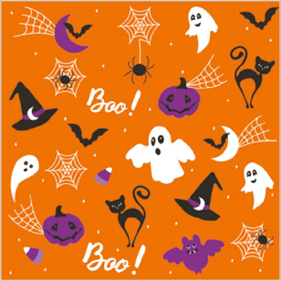Ilustraciones de Halloween sobre Naranja · SD_OG_037702