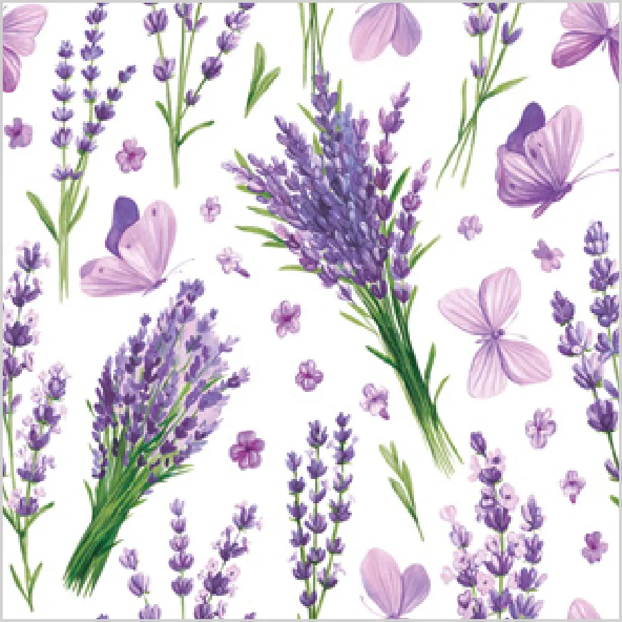 Lavanda con Mariposas Violetas · SD_OG_041101