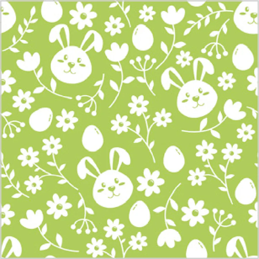 Motivo de Pascua sobre Verde · SD_WL_012401