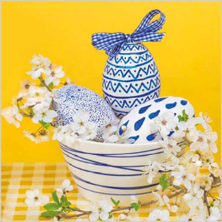 Huevos Azules Decorados · SD_WL_013701