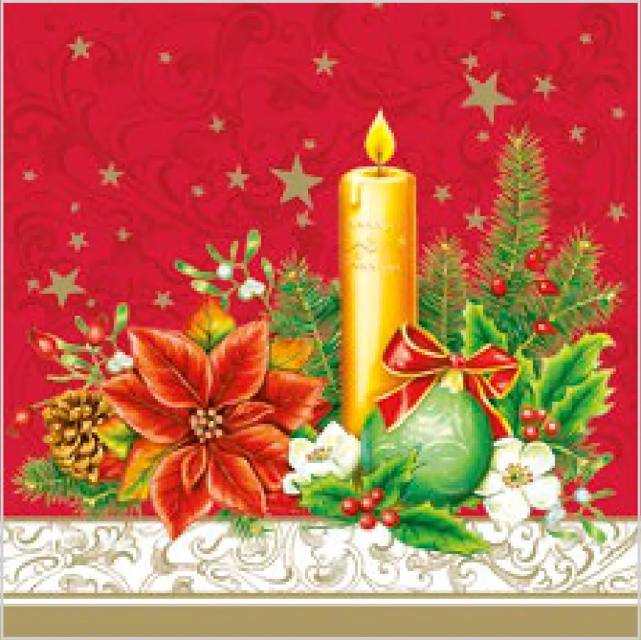 Decoración Navideña Clásica en Rojo · SL_GW_000101
