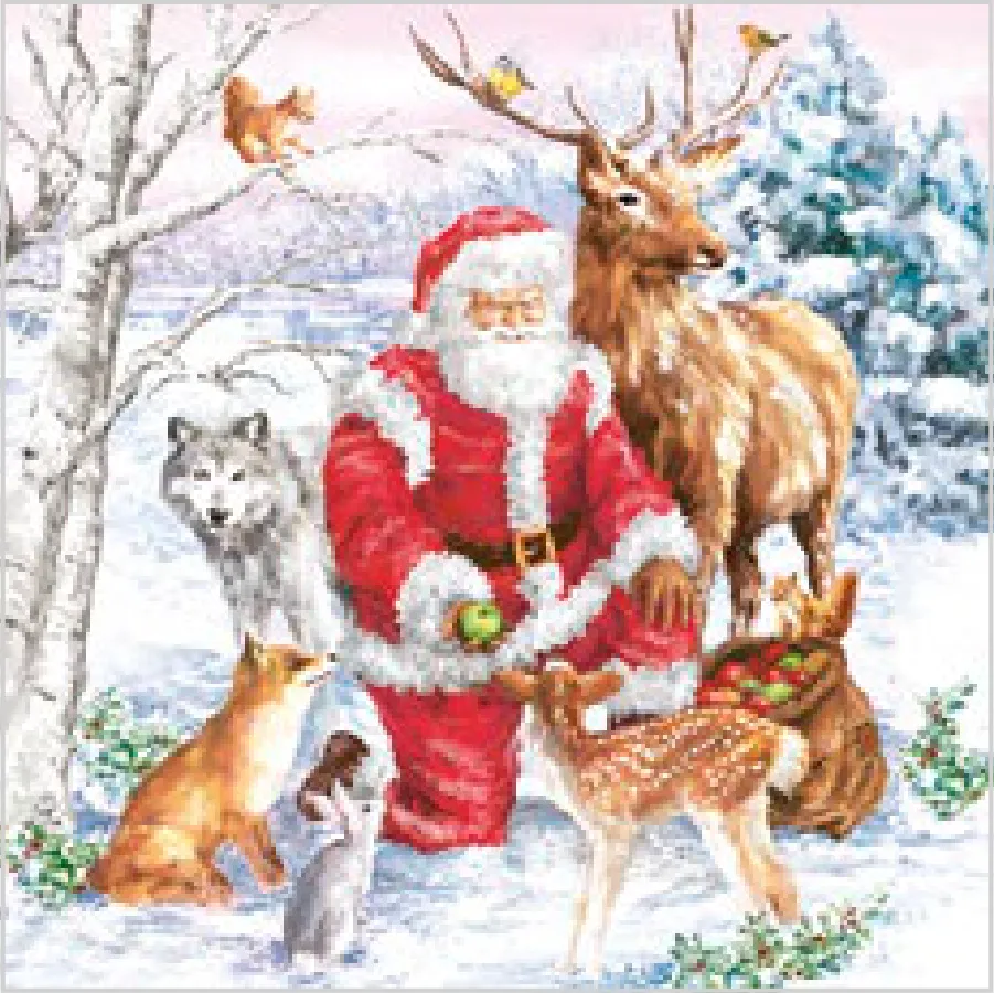 Papá Noel y Animales · SL_GW_021601