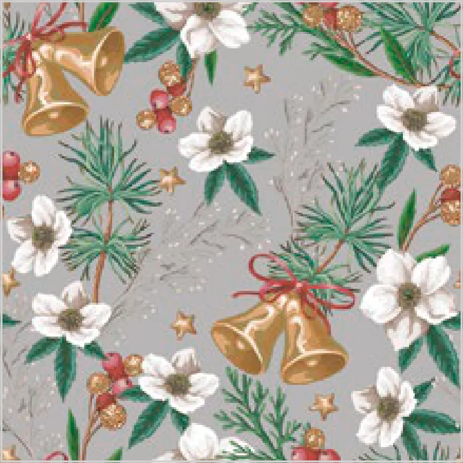 Elegante Fondo Invernal Plateado · SL_GW_025901
