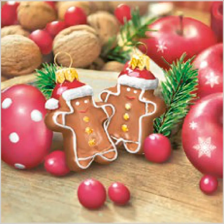 Adornos Navideños de Muñecos de Jengibre · SL_GW_026501