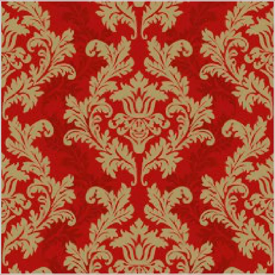 Estampado Rojo y Dorado · SL_OG_001801