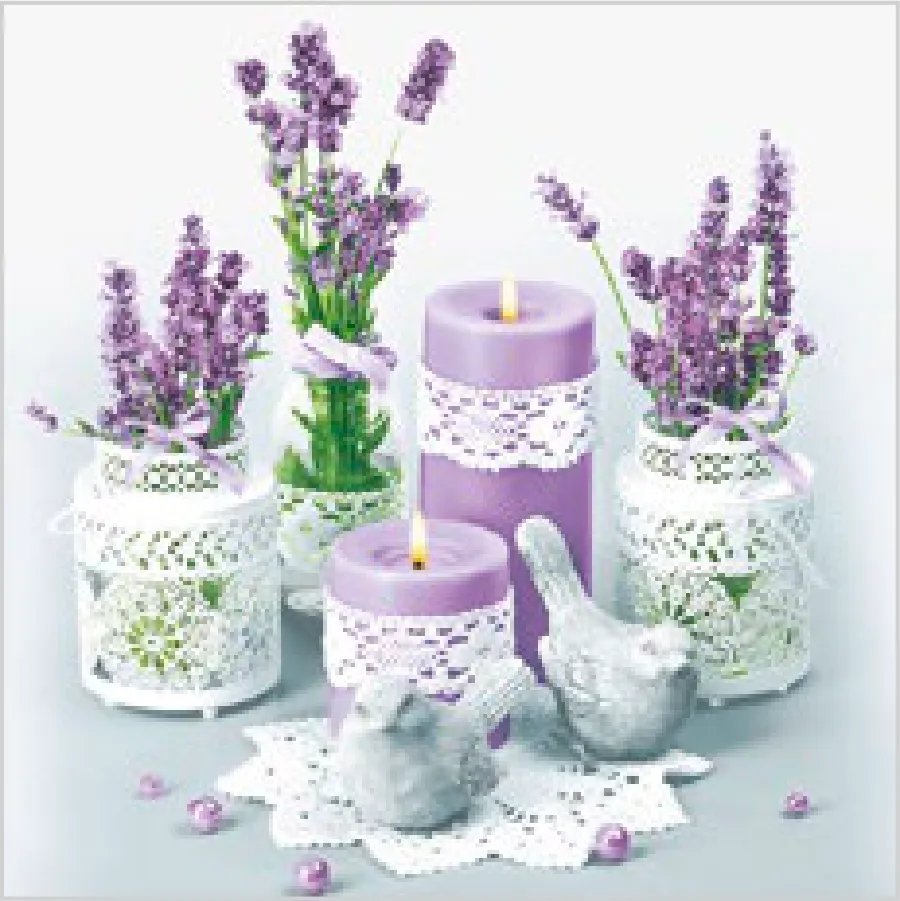 Macetas de Encaje con Lavanda · SL_OG_052101