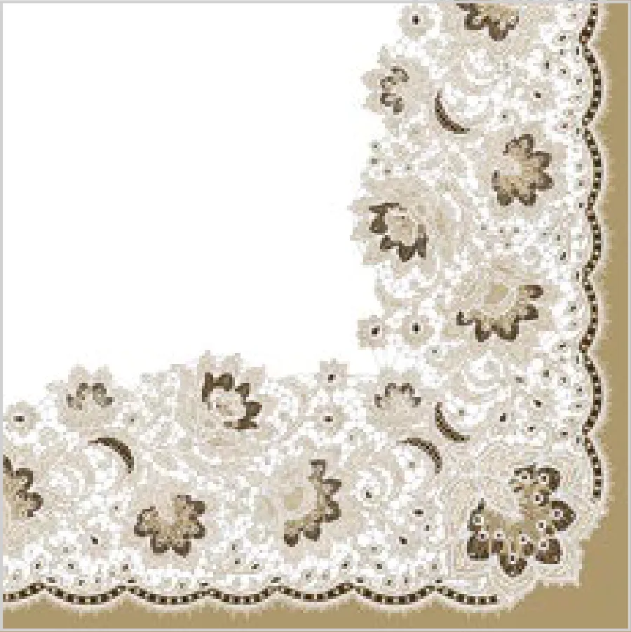Elegante Bordado Calado Dorado · SL_OG_059401