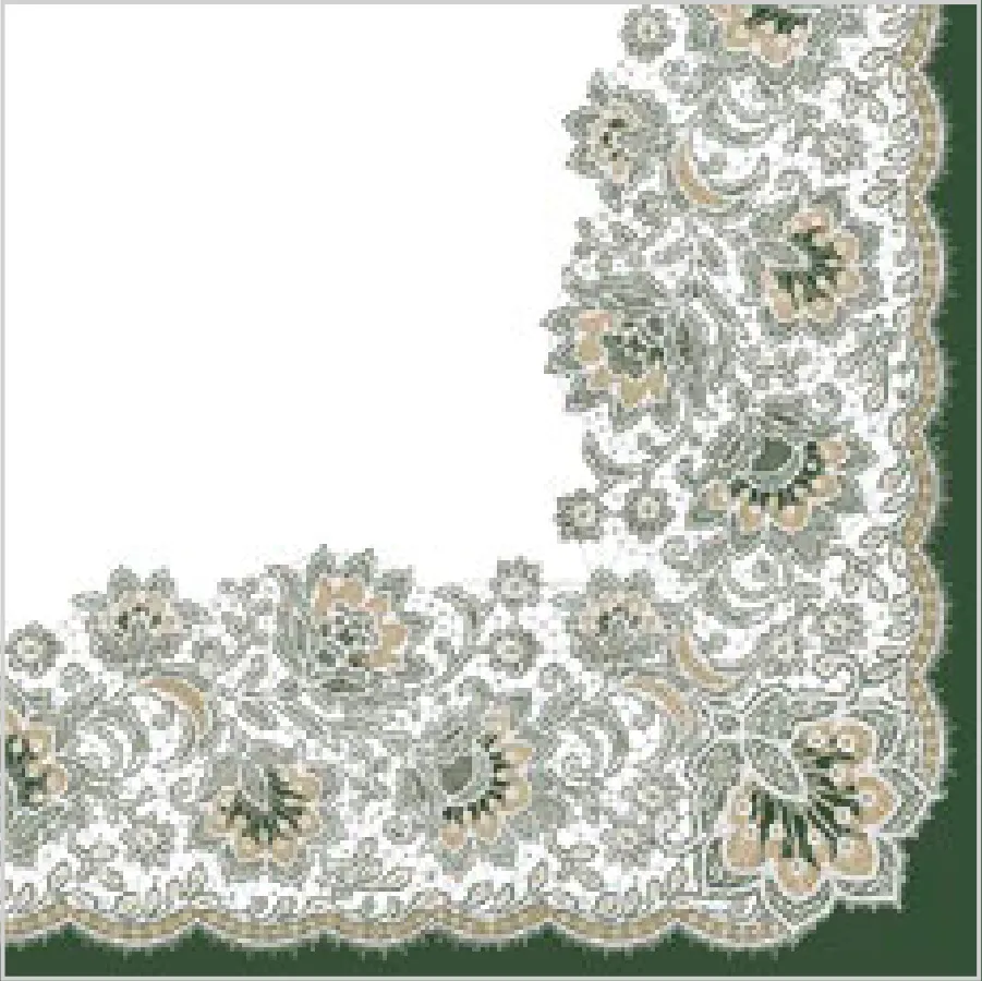 Elegante Bordado Calado Verde · SL_OG_059403