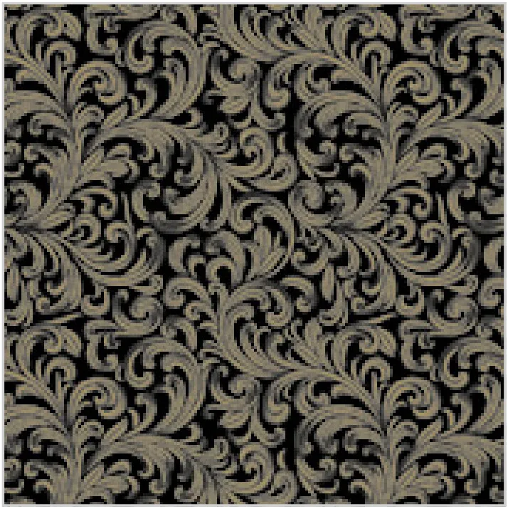 Estampado Ornamental en Negro y Dorado · CL_OG_054703