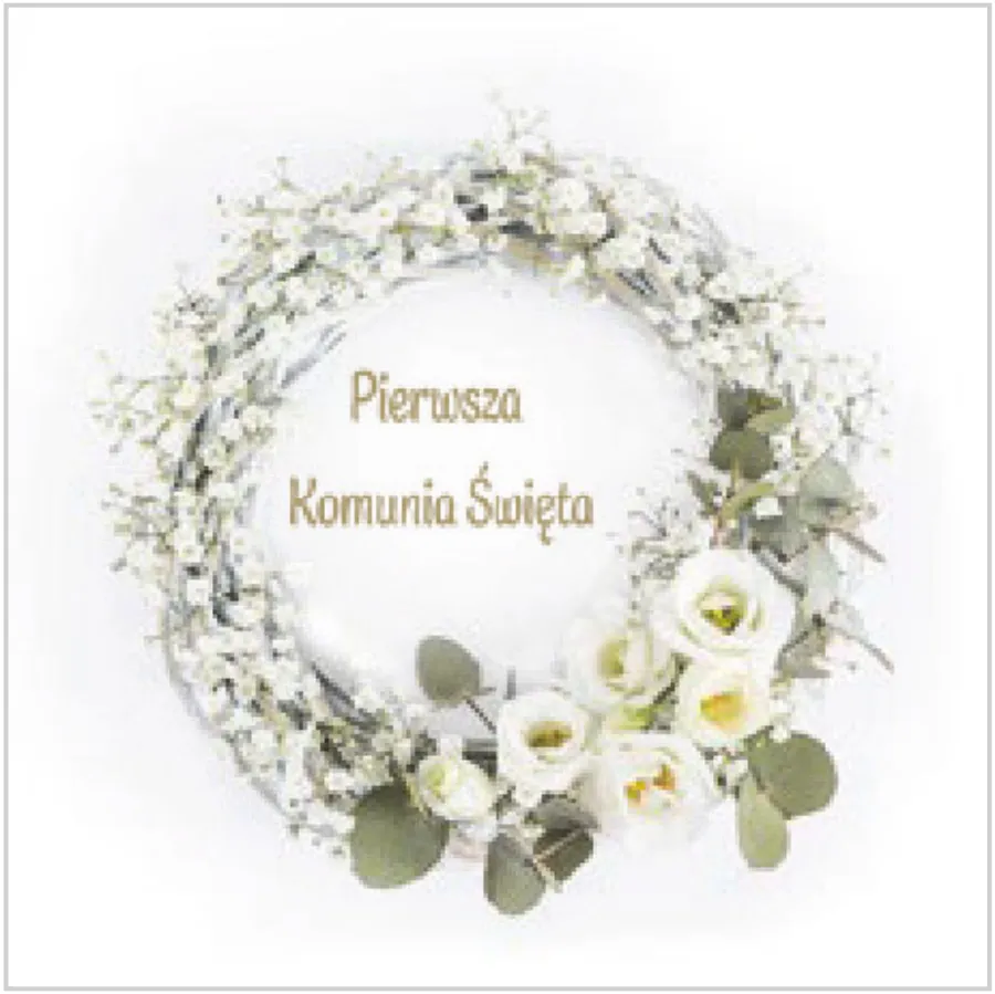 Corona de Paniculata para Primera Comunión · SL_KO_002301