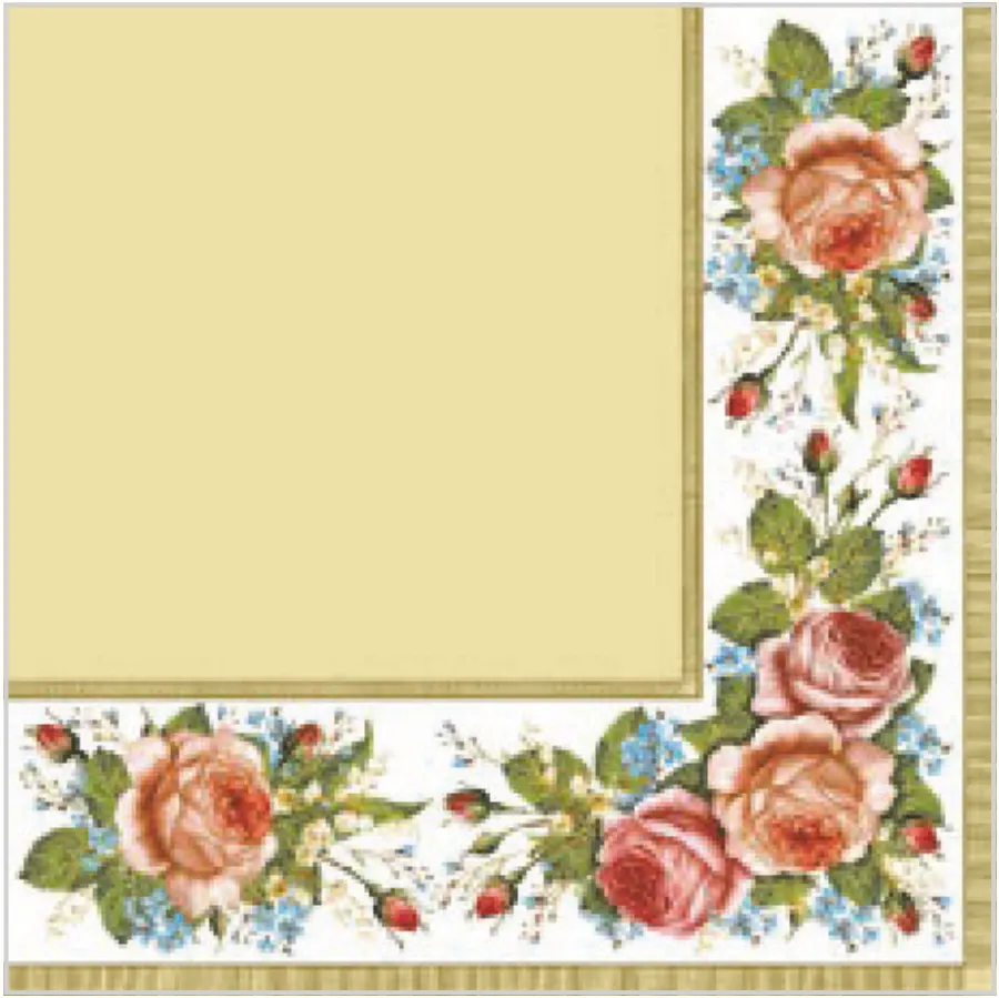 Rosas Vintage en Color Crema · SL_OG_005702