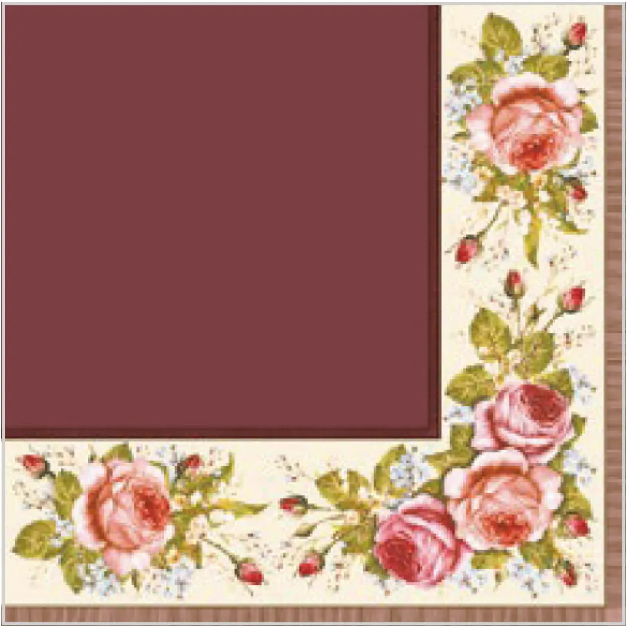 Rosas Vintage en Rojo Vino · SL_OG_005704
